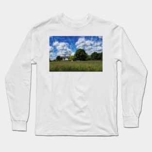 photograph of sky-scape in rural English natural countryside Long Sleeve T-Shirt